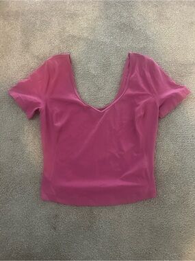 Lululemon Pink Crop Top